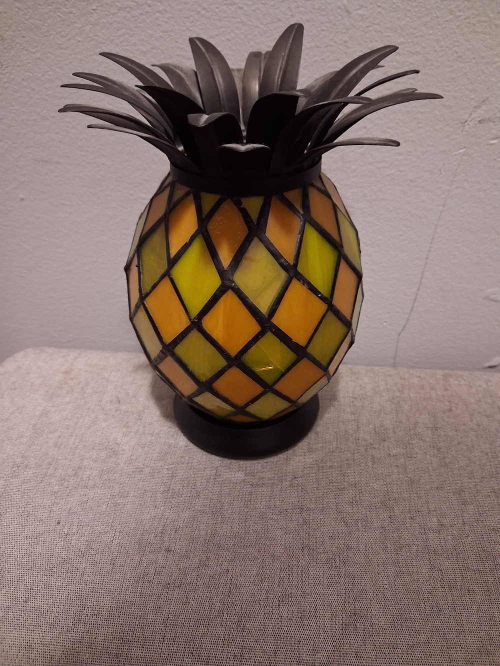 PartyLite Black Round Felt Candle Holder Base